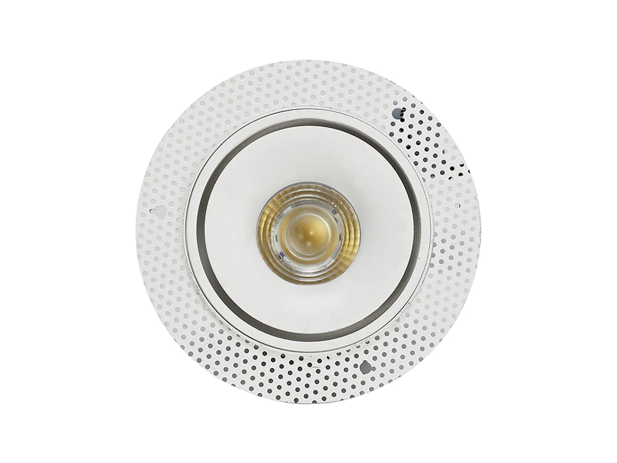 Bolor T 9 Tridonic Powered 9W 3000K 840lm 36° CRI>90 LED Engine White/White Trimless Fixed Recessed Spotlight, IP20 DM202069  Dlux Bolor T 9